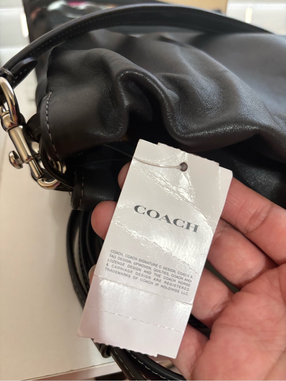 NEW!🖤⛓️💥Coach Faye Shoulder Bag. - Picture 9 of 11
